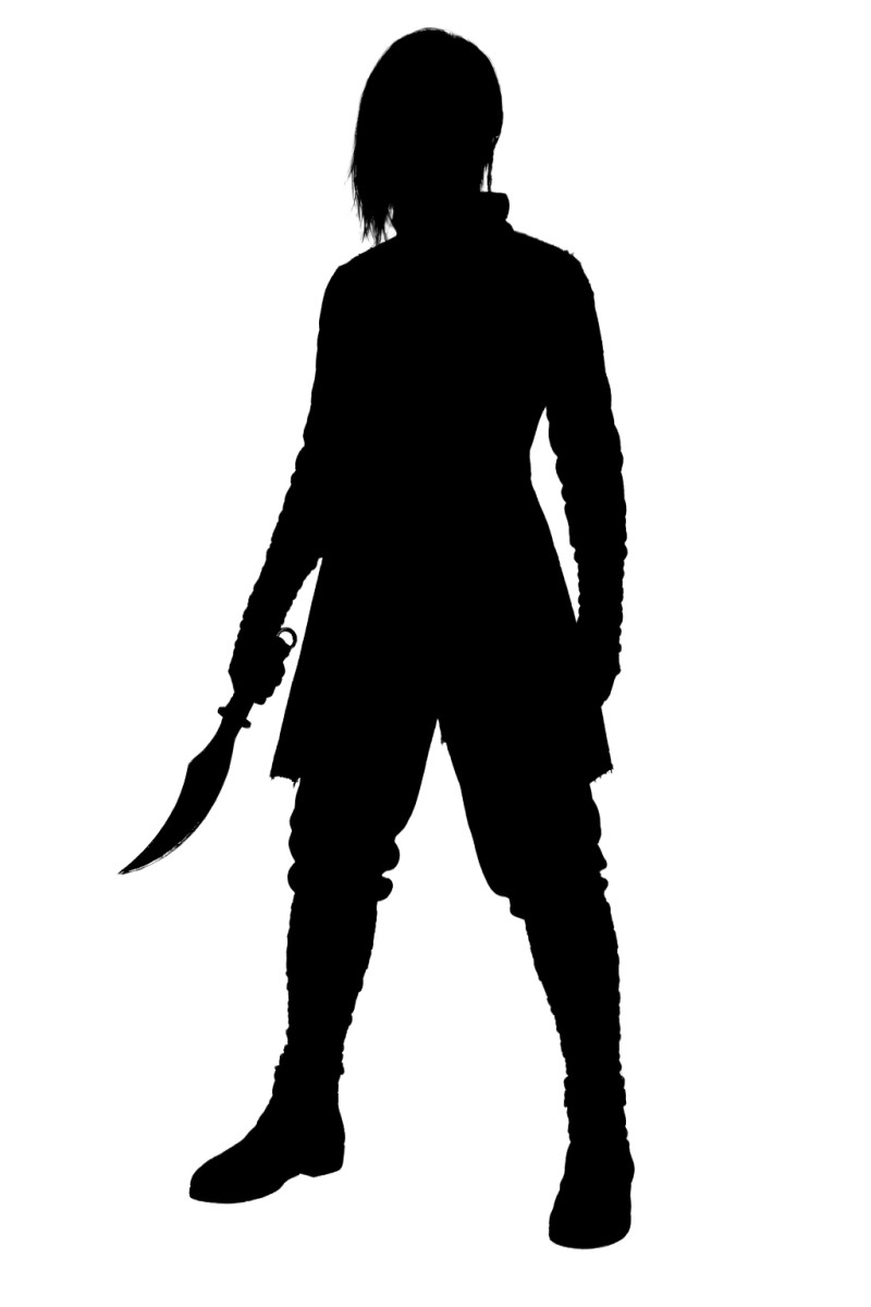 Locked black silhouette for Cinnabar Blade